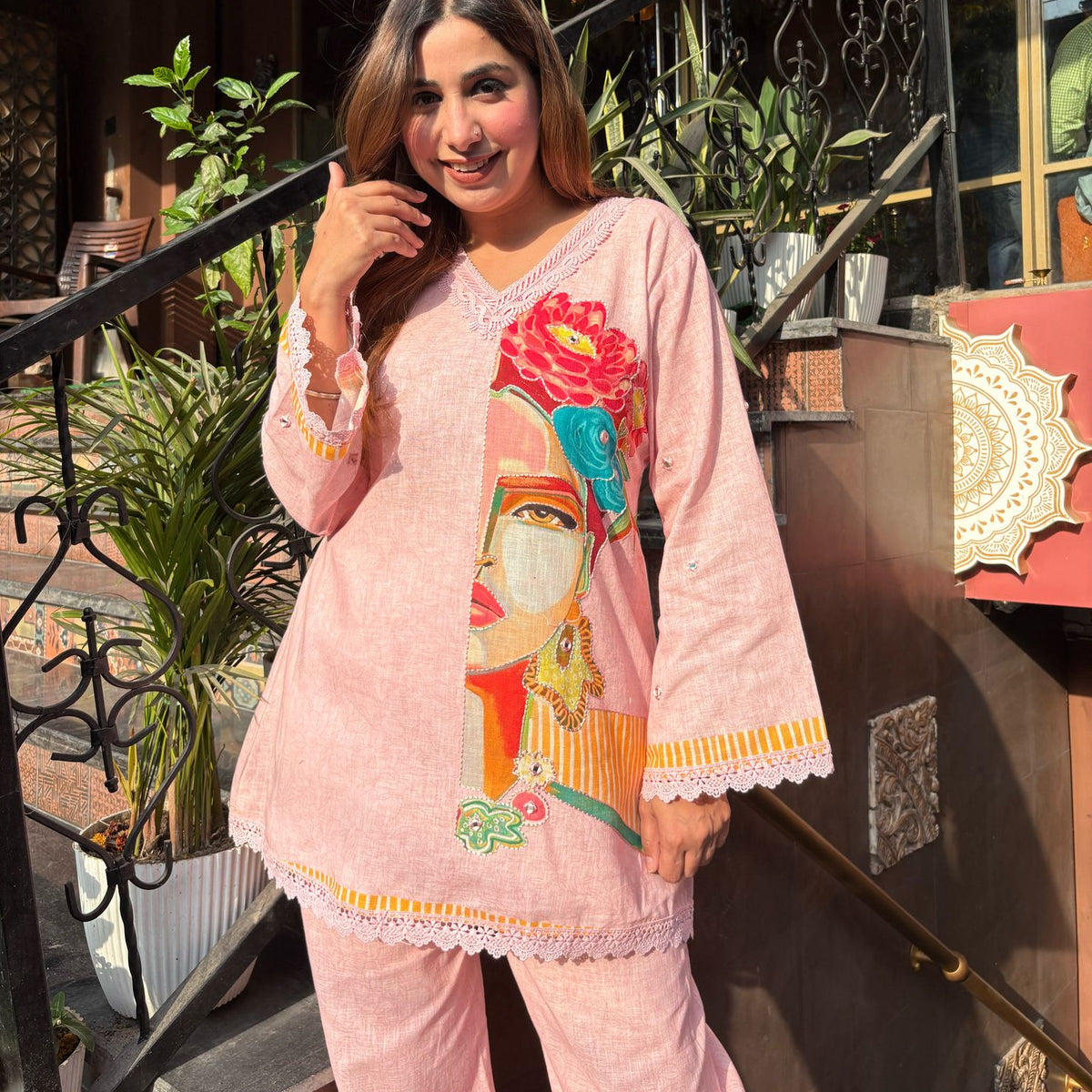 Aya Linen Coordinated Set