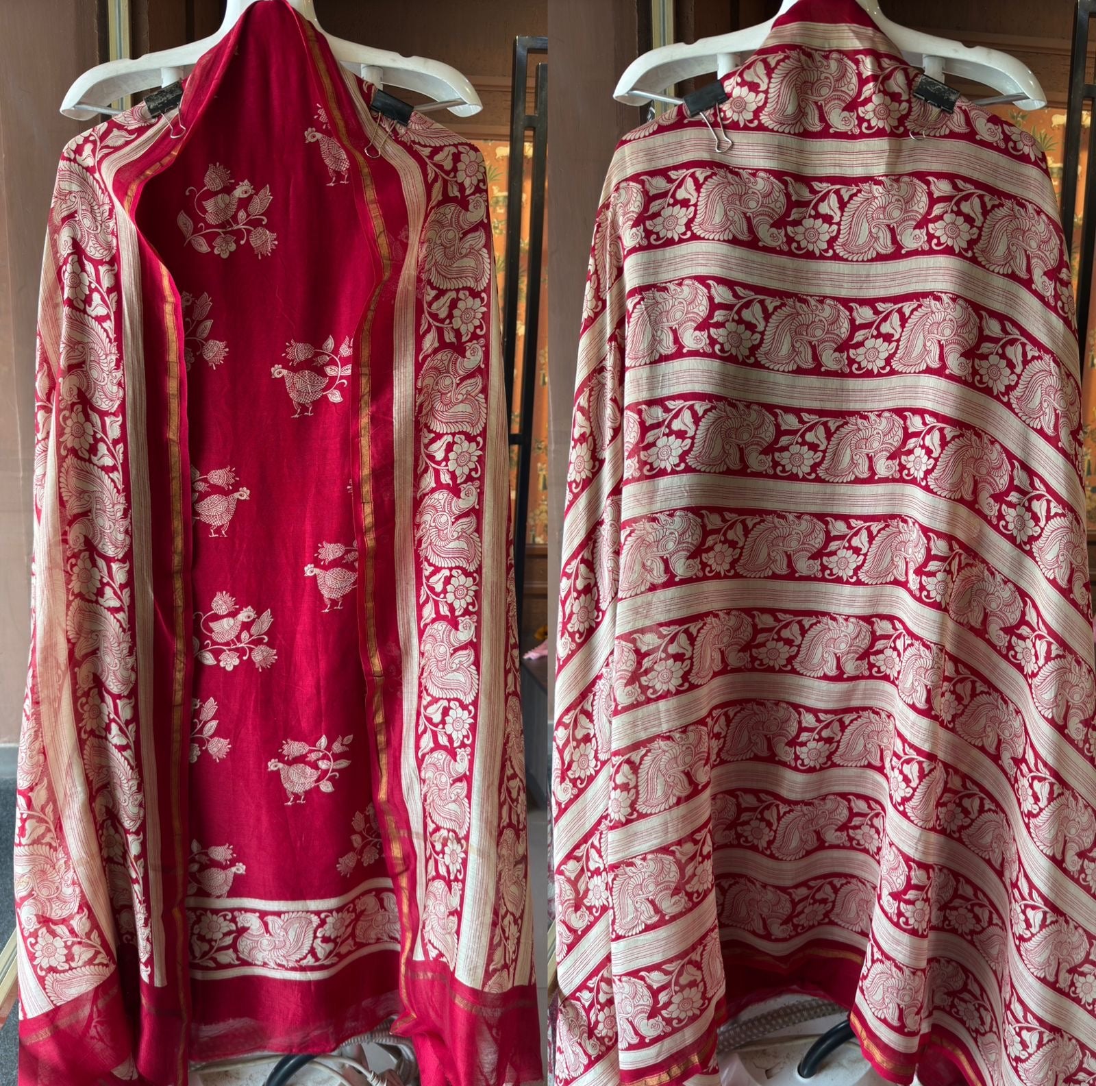 Pure Mul Mul soft cotton muslin unstitched