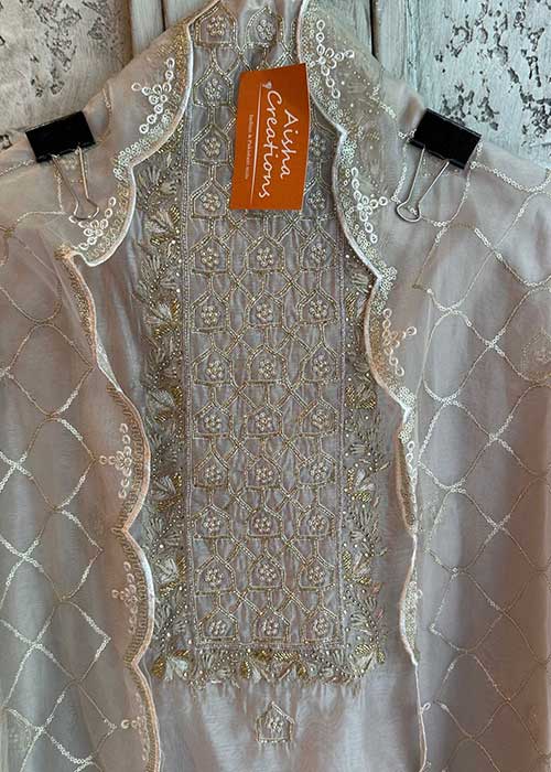 Pure chanderi Unstitched Shirt