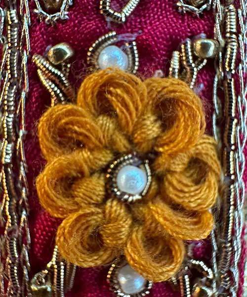 Pure silk zari weaved Unstitched full size shirt