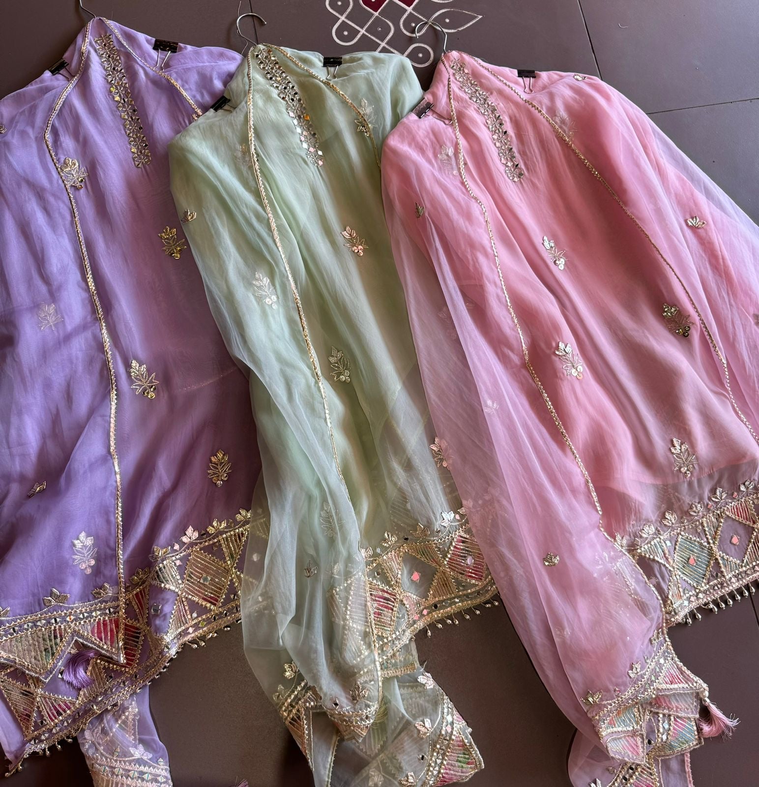 Soft organza light partywear collection