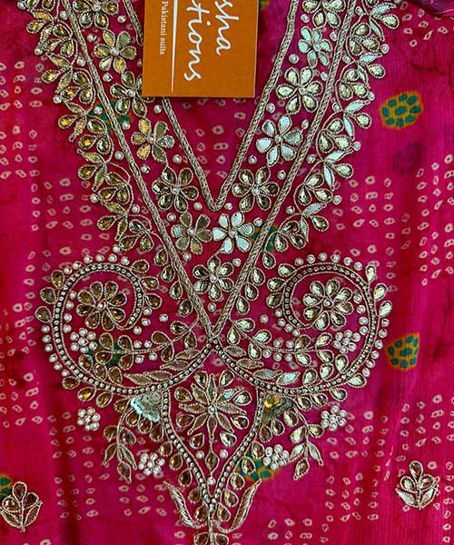 Pure Digital printed silk shirt (Full size unstitched shirt)