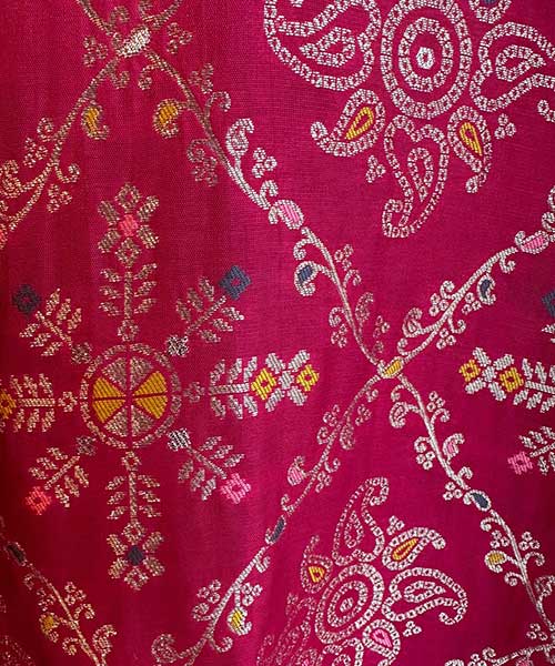 Pure silk zari weaved Unstitched full size shirt