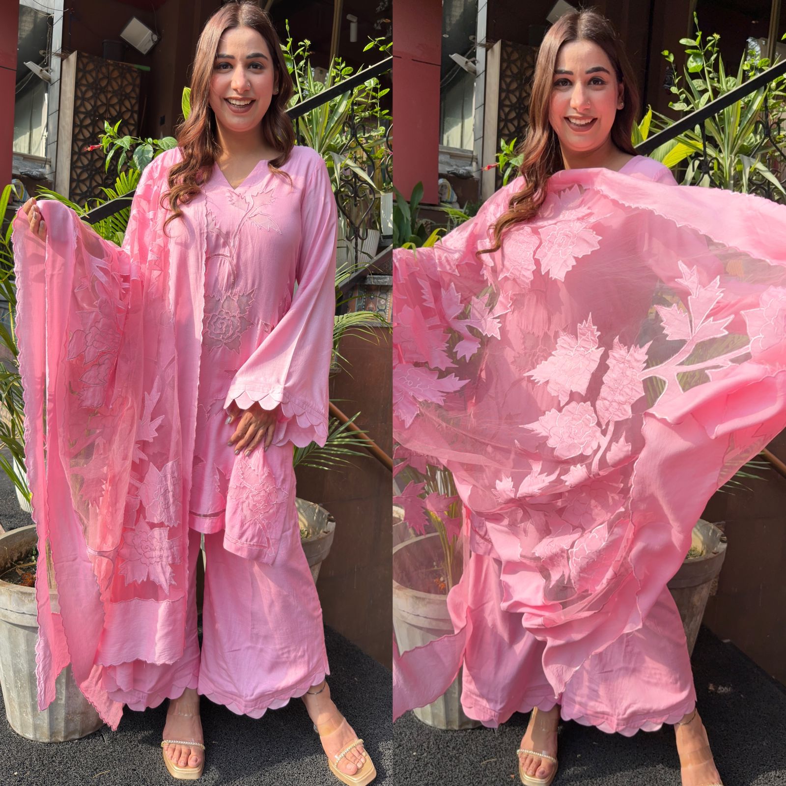 Pure Mul Mul soft cotton muslin unstitched