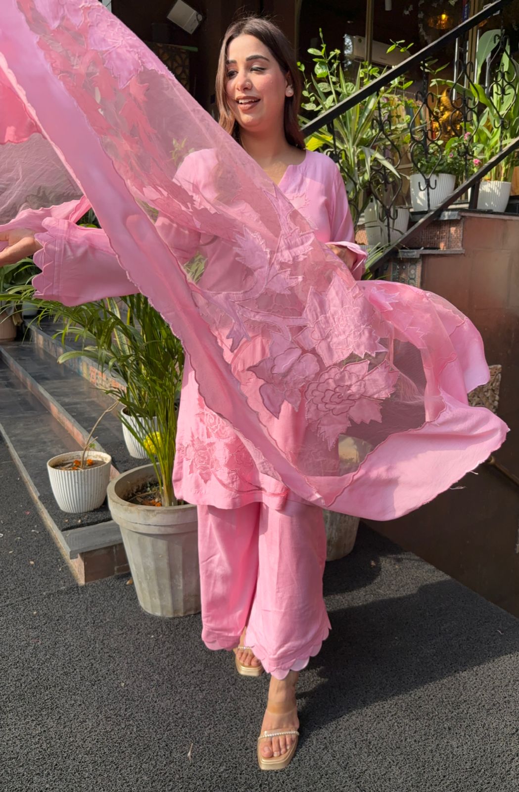 Pure Mul Mul soft cotton muslin unstitched