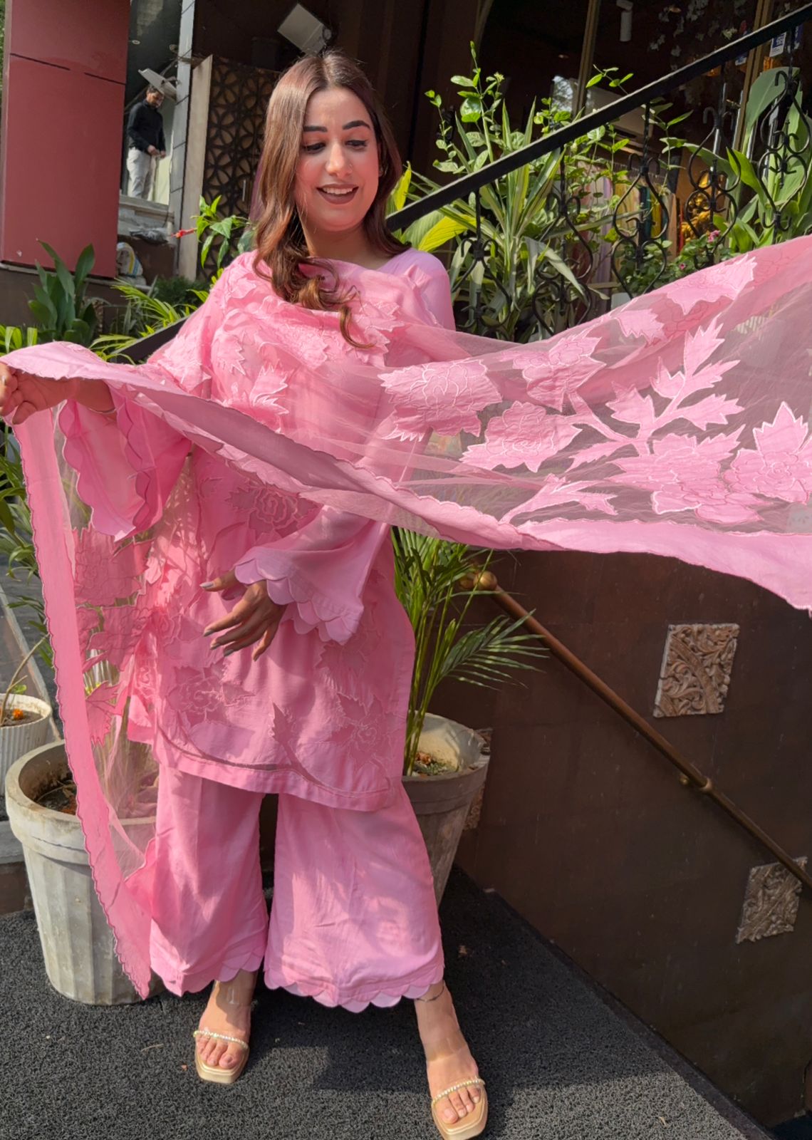 Pure Mul Mul soft cotton muslin unstitched