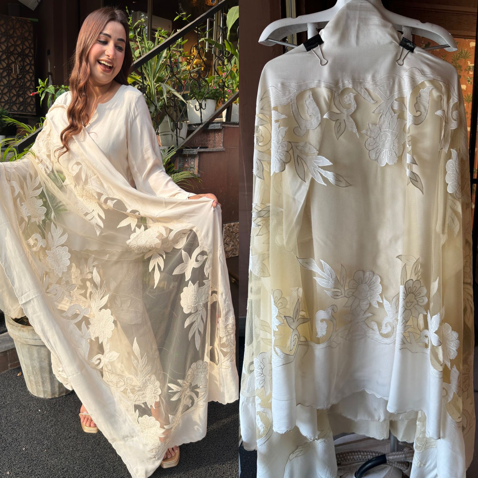 Pure Mul Mul soft cotton muslin unstitched