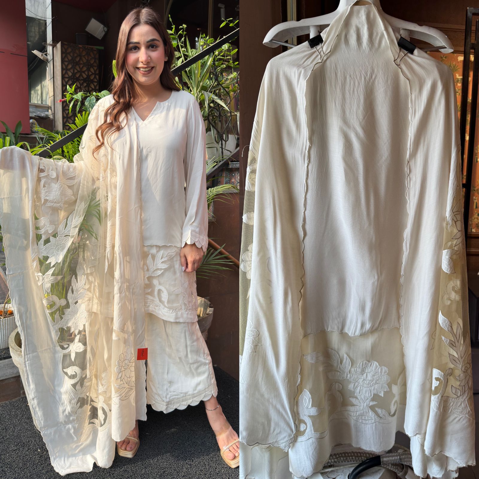 Pure Mul Mul soft cotton muslin unstitched