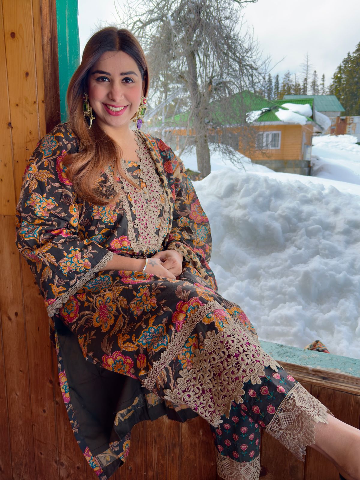 100% Pure organic Cotton suits collection with beautiful Block