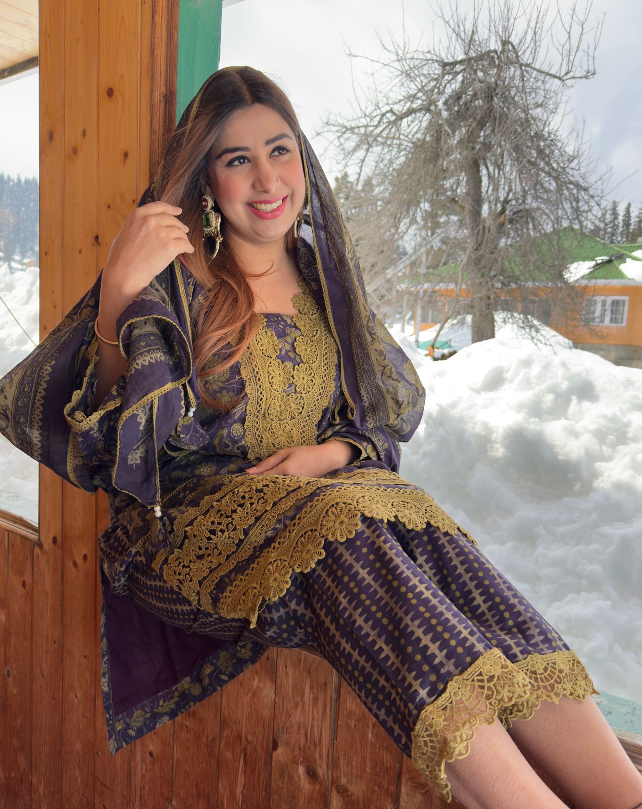 100% Pure organic Cotton suits collection with beautiful Block