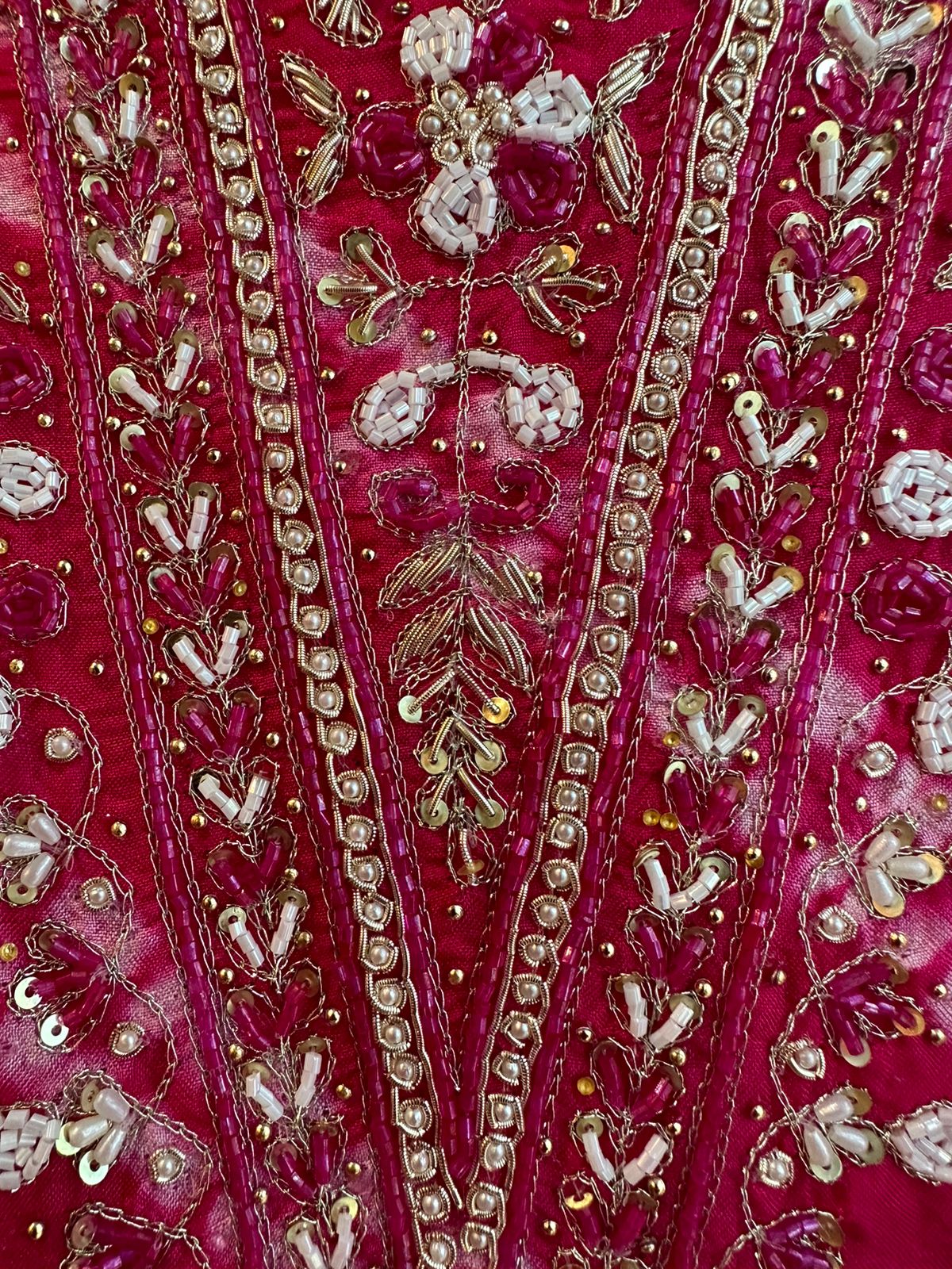 Pure Mulberry Silk Unstitched Tye and dye Bandej Silk Unstitched Shirt