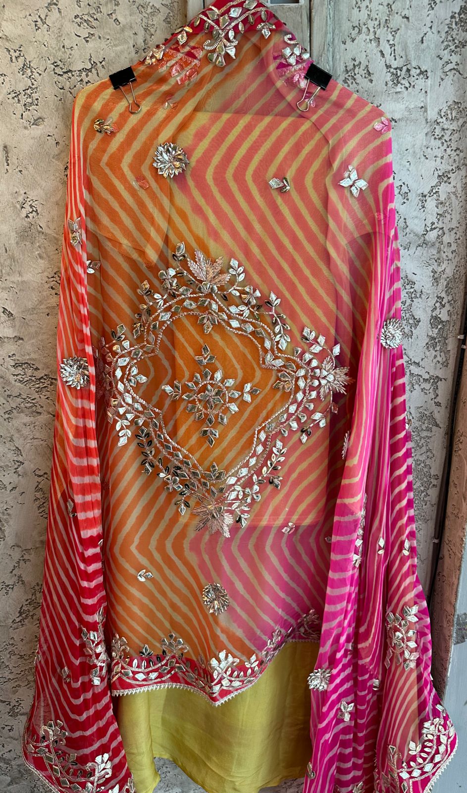 Pure Silk jacquard Unstitched full size shirt