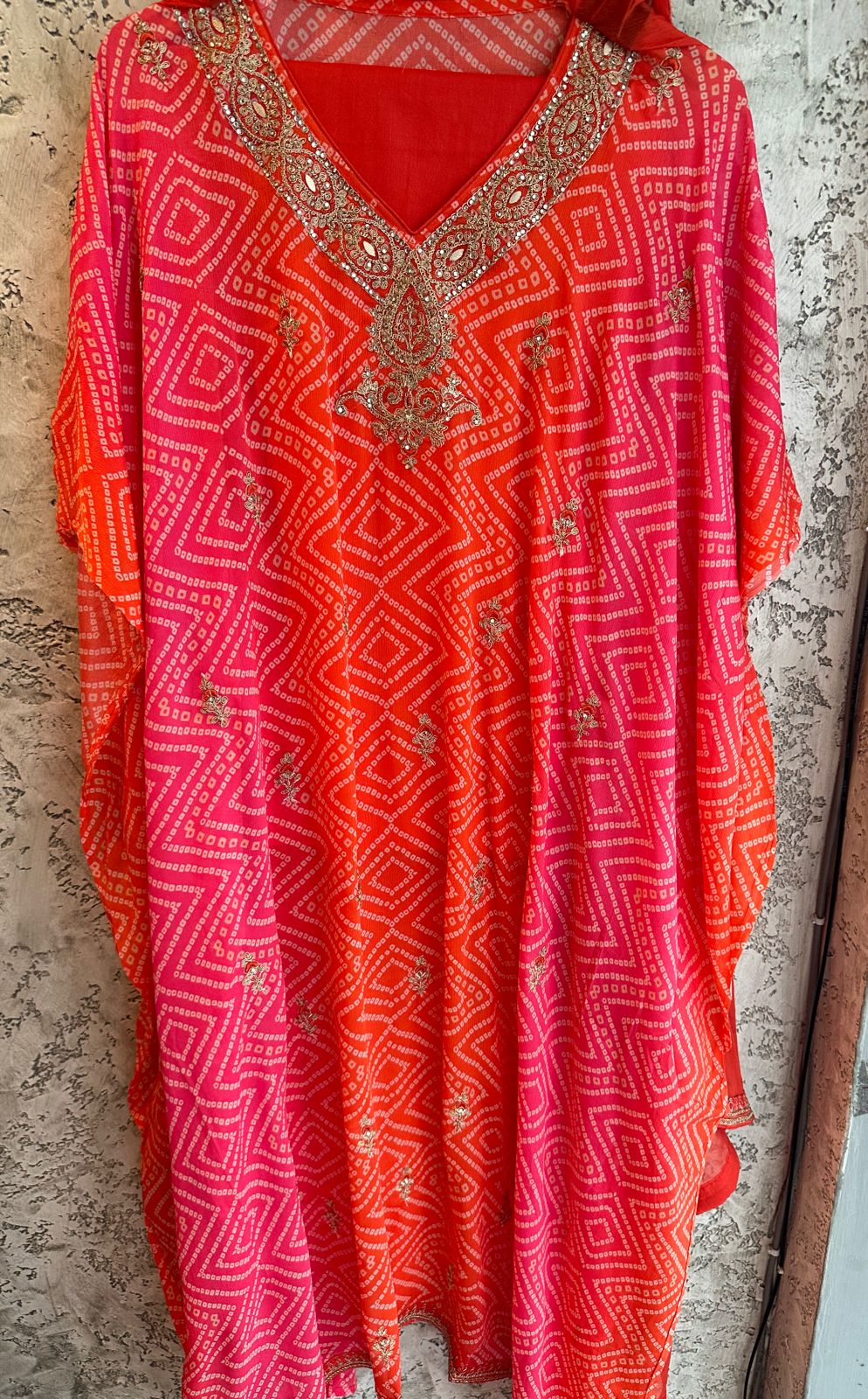 Pure Chinon very bright and nice Digital printed shirt  With very beautiful Dori