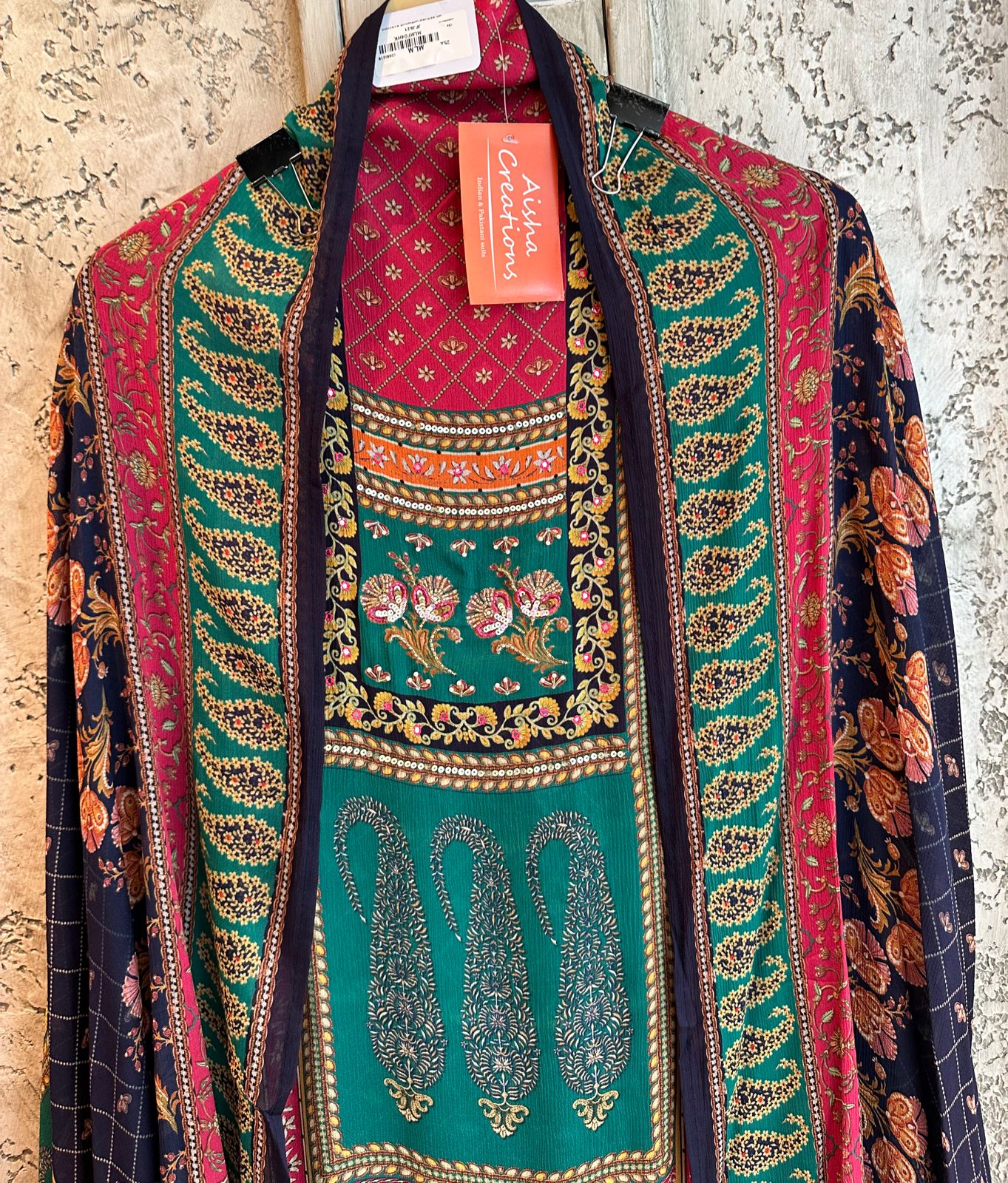 Pure digital Chinon printed suit full size unstitched shirt