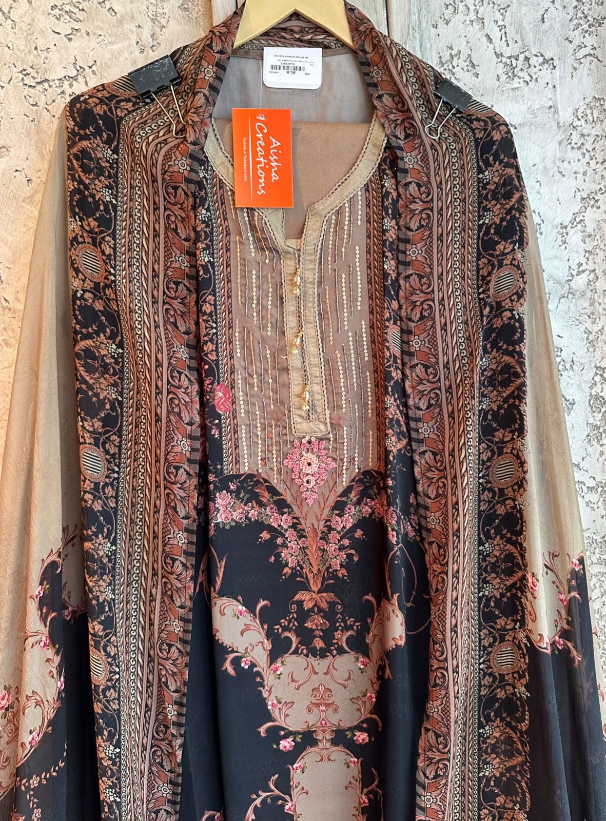 Pure satin silk pakistani digital printed shirt full size unstitched suit
