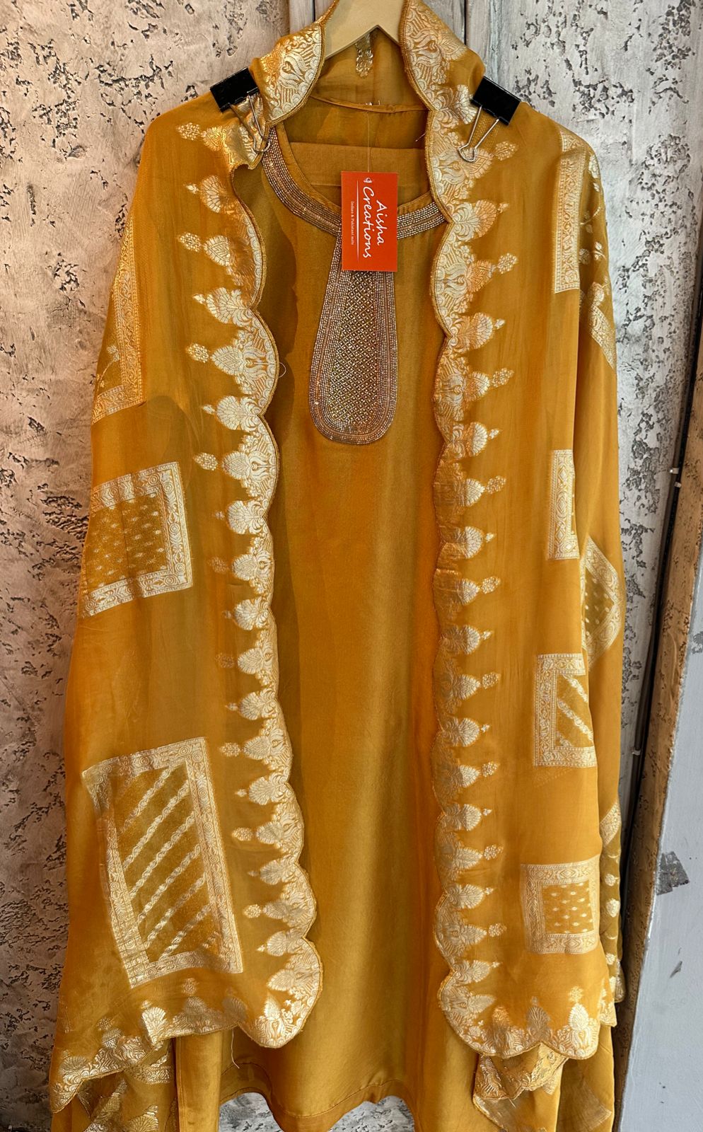 Pure Russian silk unstitched shirt Semi stitched