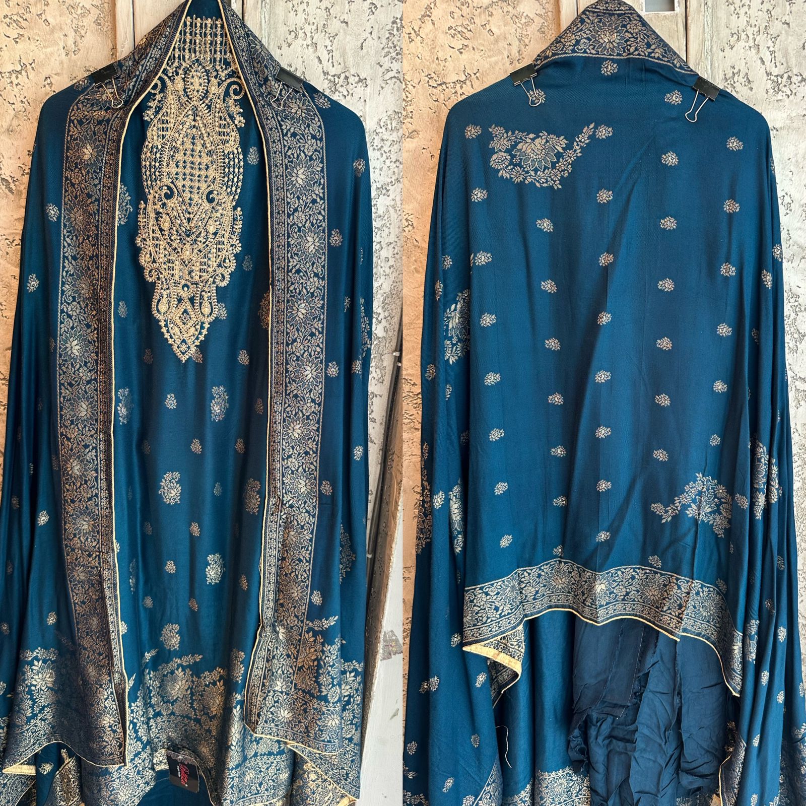 Very warm and soft pashmina unstitched shirt fully weaved