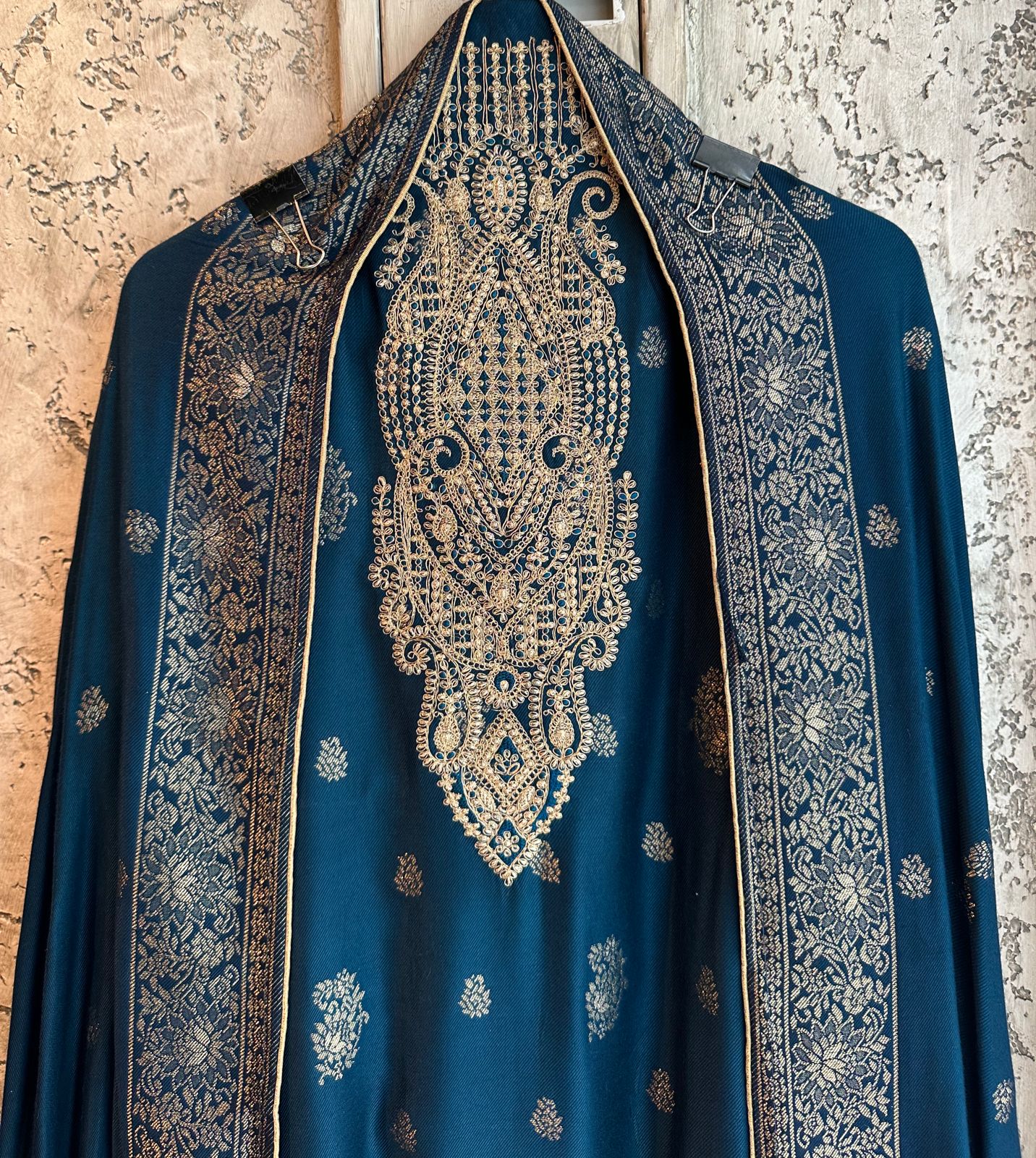 Very warm and soft pashmina unstitched shirt fully weaved