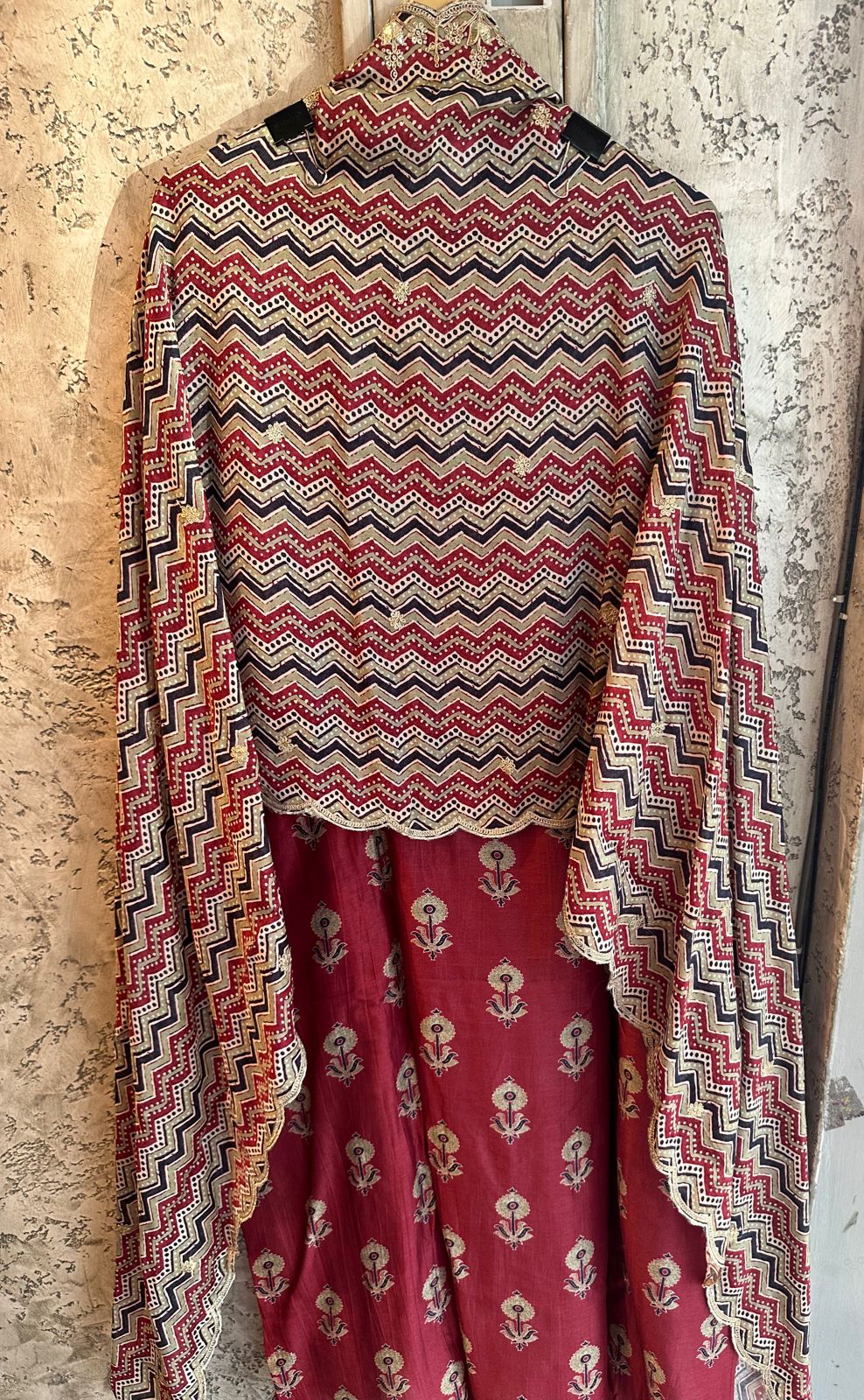 Very soft digital printed shirt with very nice and subtle print with Beautiful neckwork