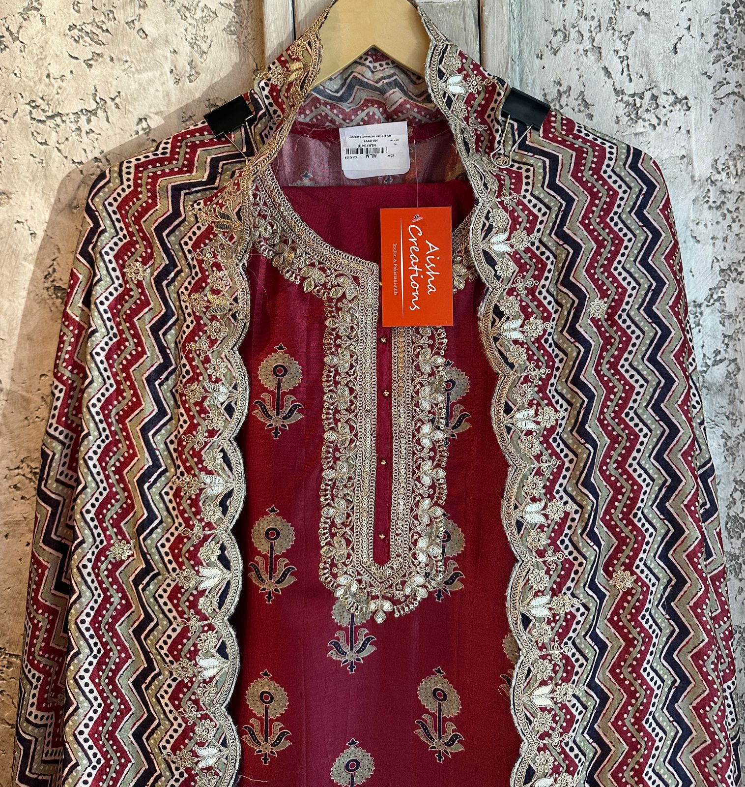 Very soft digital printed shirt with very nice and subtle print with Beautiful neckwork