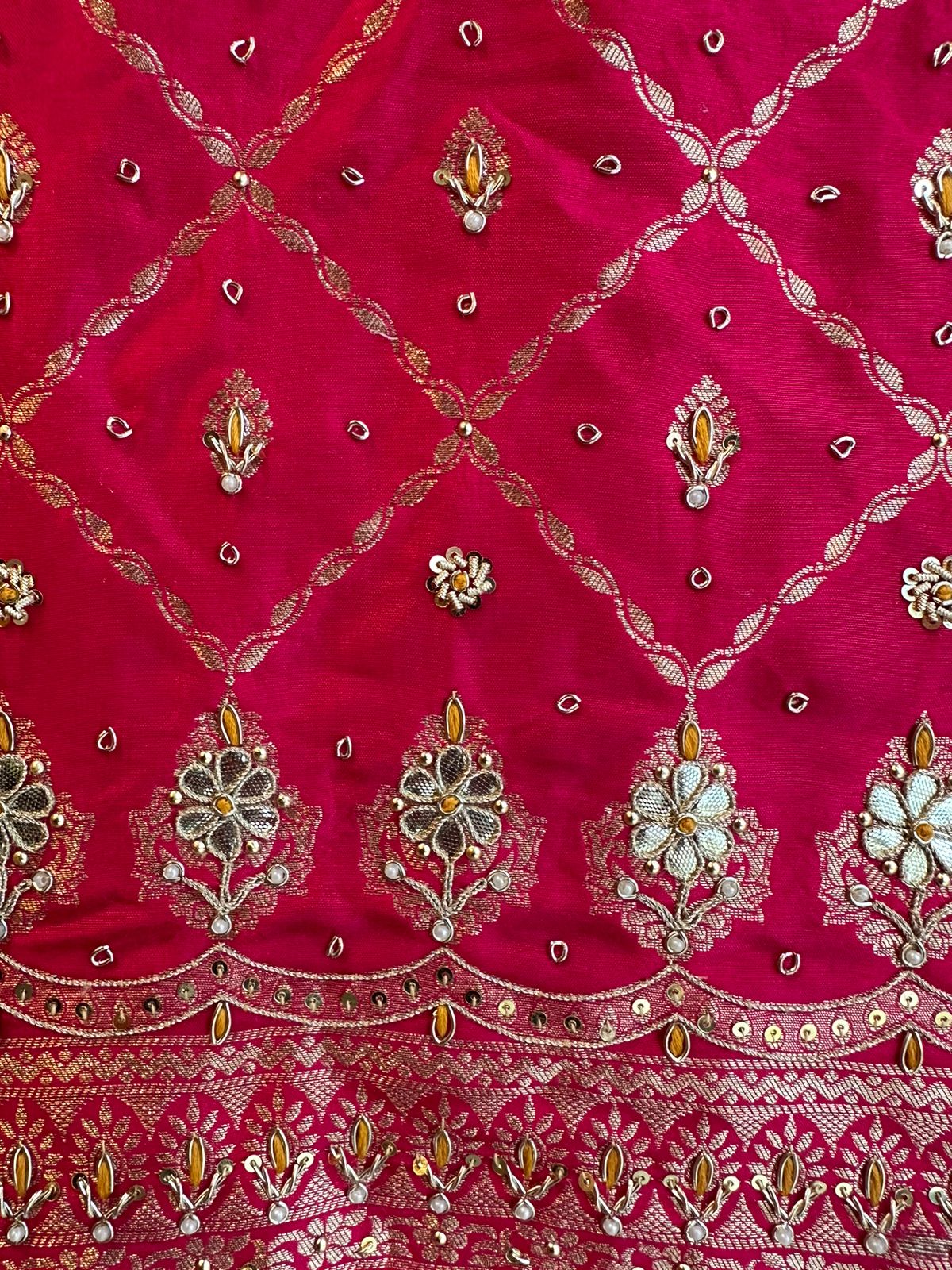 Completely Rich and intricate Weaved embroidered shirt with beautiful handwork highlights