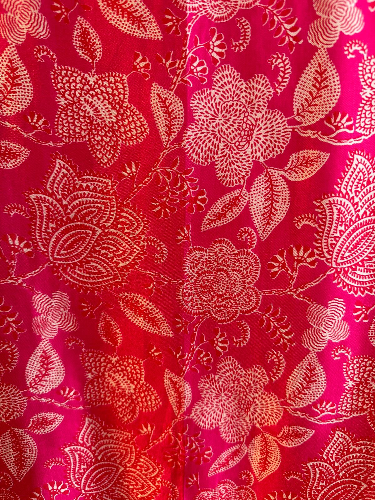 Pure silk shirt (Unstitched) full size shirt with beautiful Neckwork done