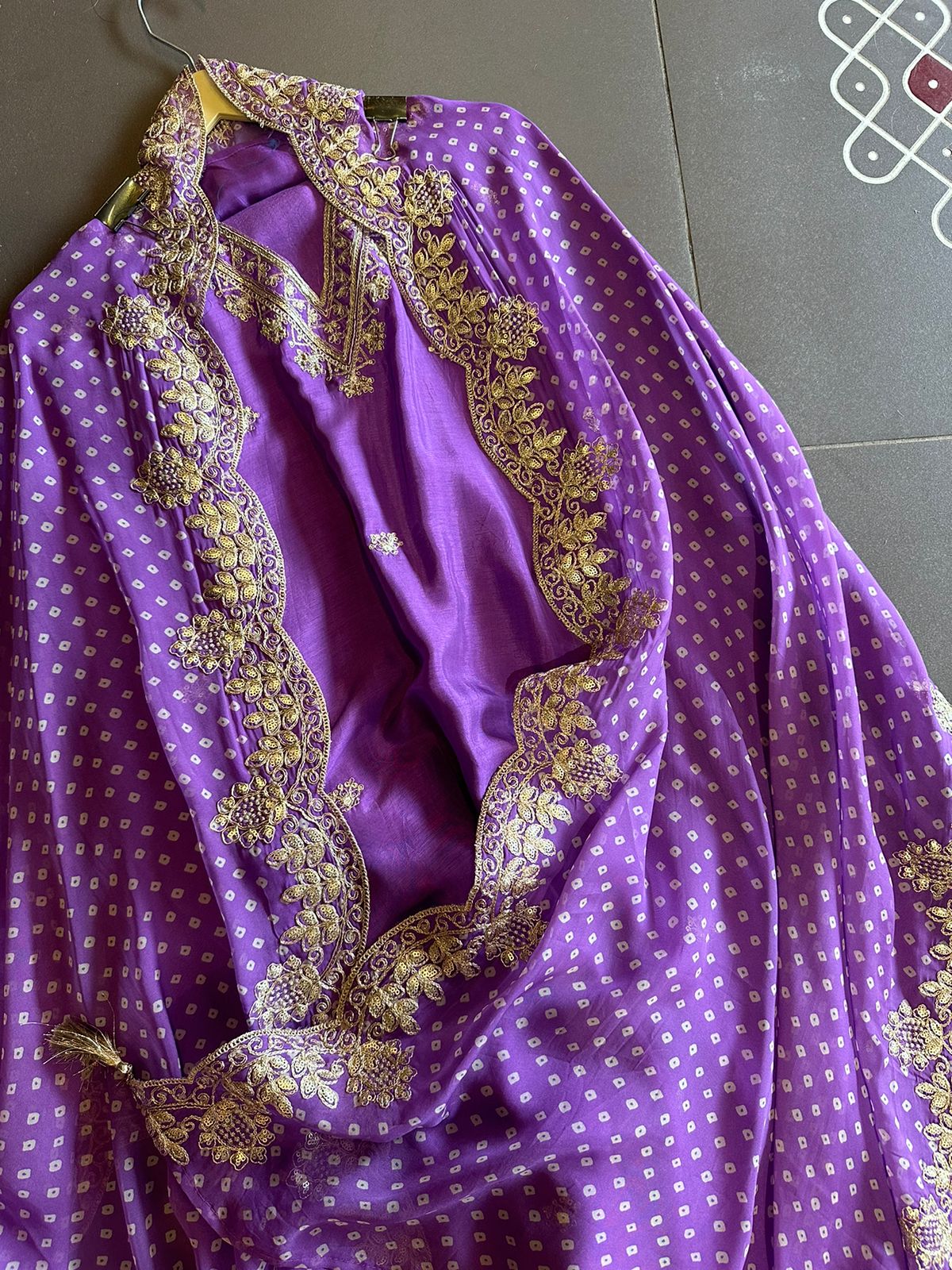 Pure russian silk unstitched shirt with beautiful designer