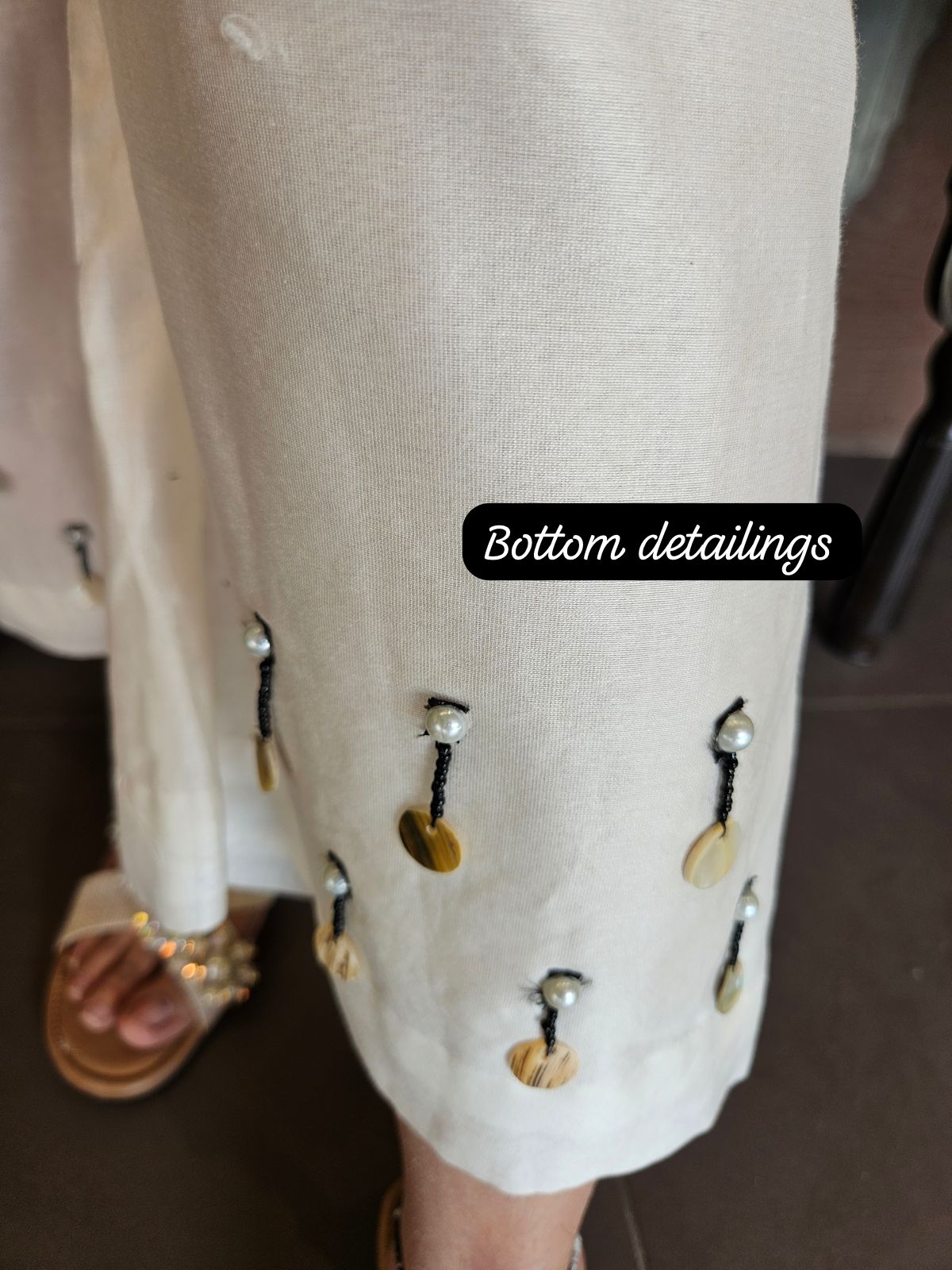 Pure chanderi silk very smart and designer Coord set with patchwork done