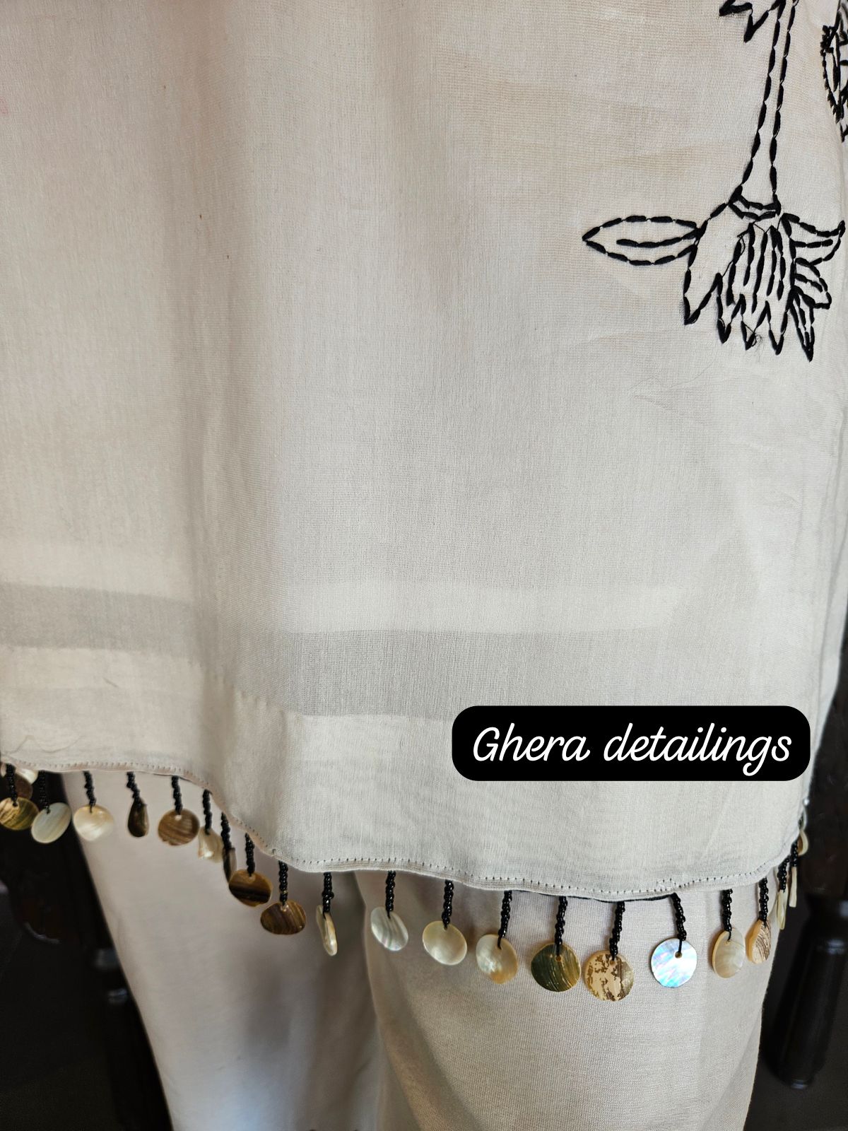 Pure chanderi silk very smart and designer Coord set with patchwork done