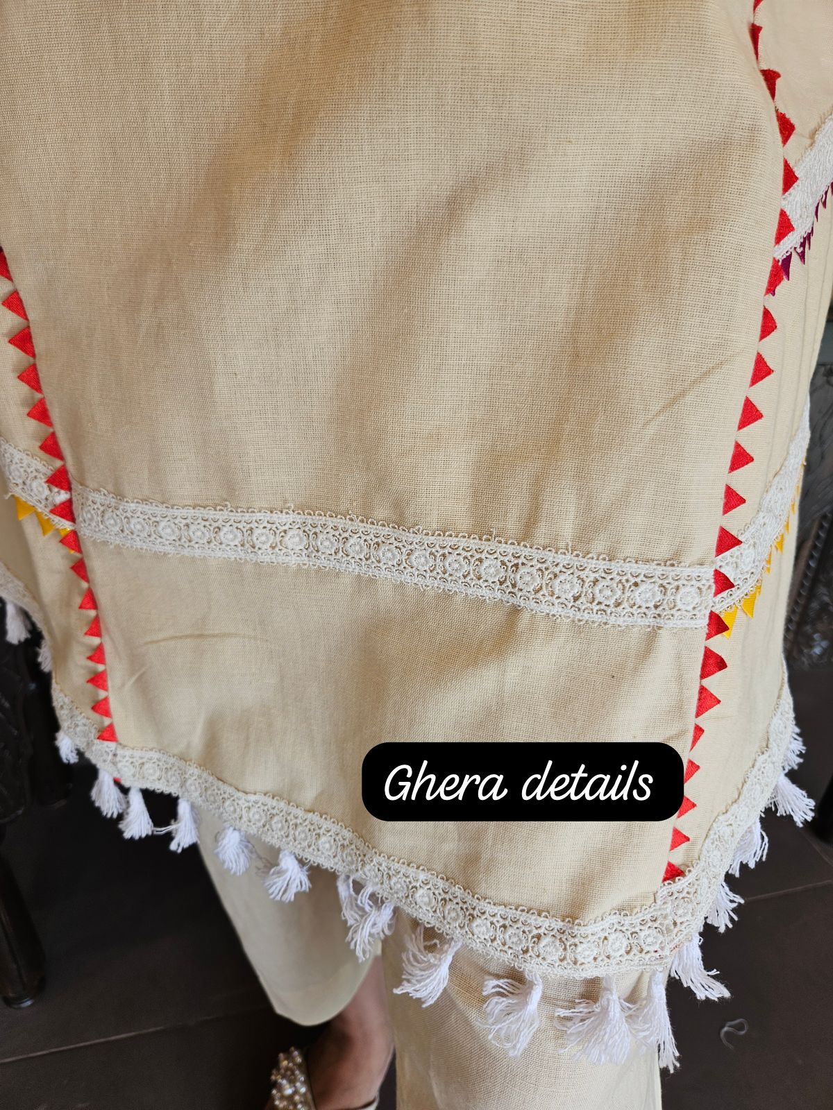 Pure khaadi cotton very fine Smart and designer Coord set with complete handwork