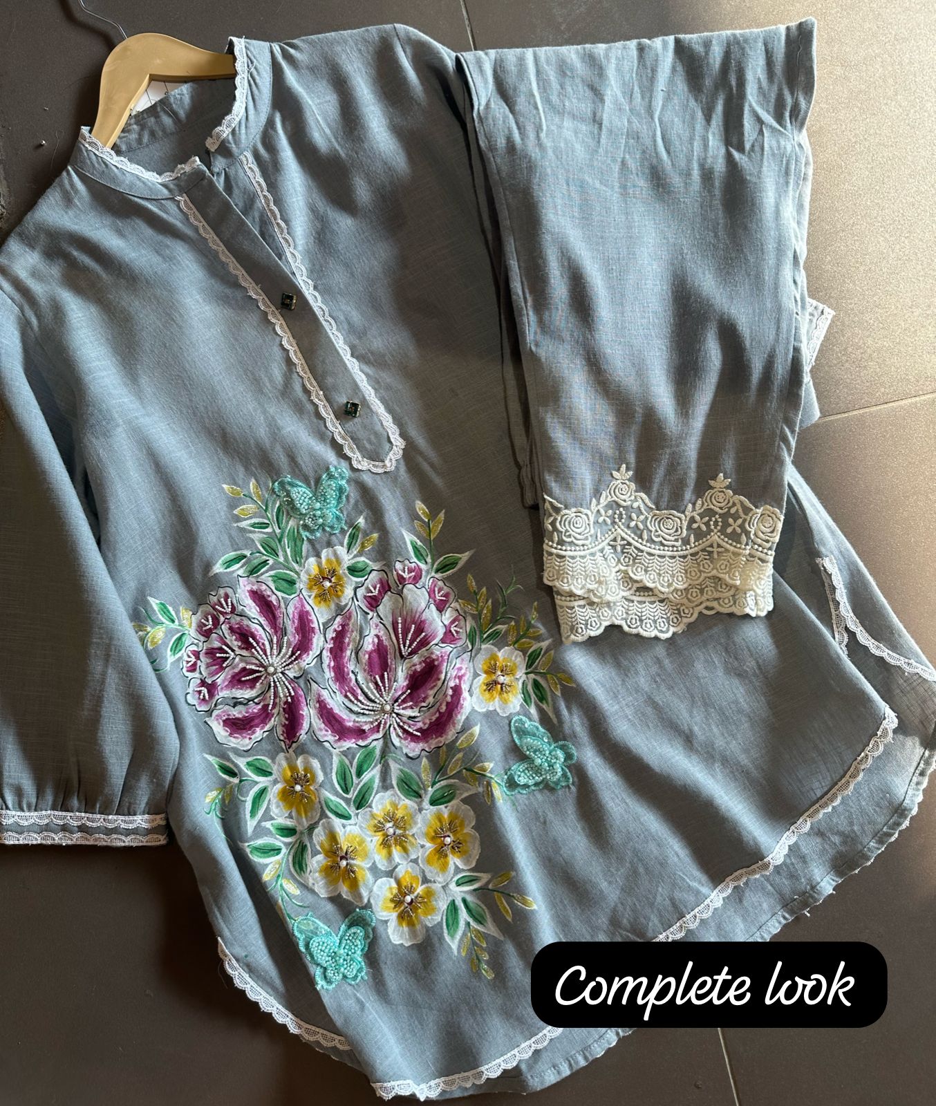 Denim cotton Coord set very comfortable yet Smart