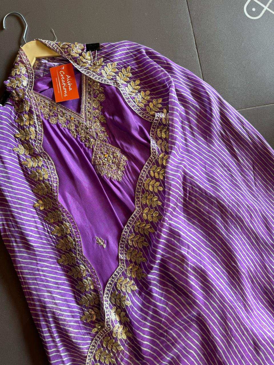 Pure russian silk unstitched shirt with beautiful designer