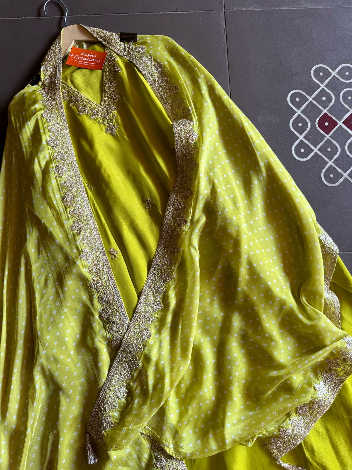 Pure russian silk unstitched shirt with beautiful designer pattern plus zari sequence