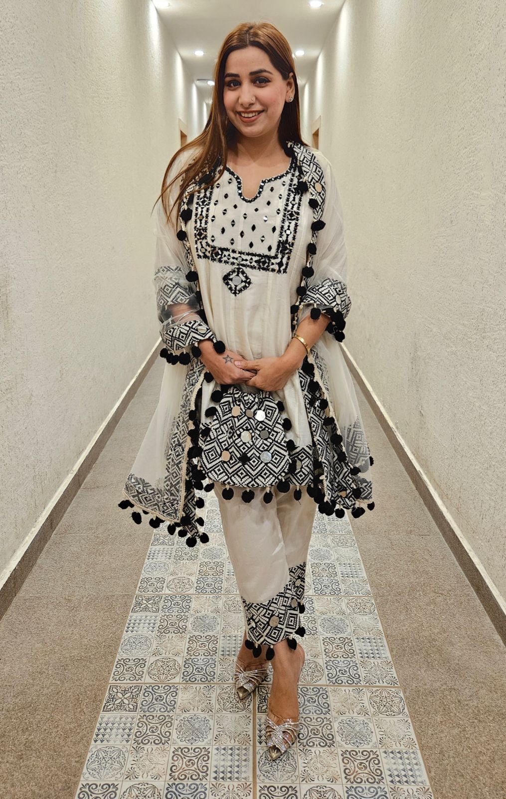 Pure soft silk chanderi shirt