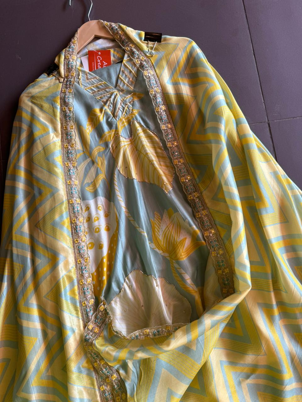 Pure mulberry silk digital printed shirt Very summerish floral