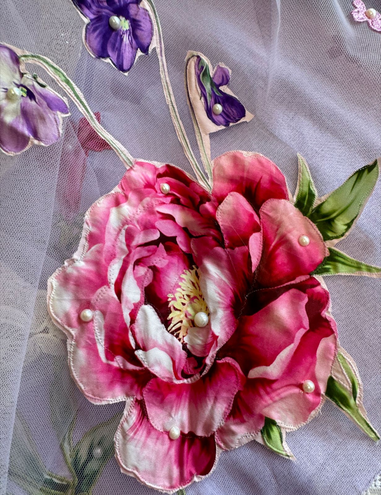 Pure cotton linen shirt with beautiful crochet lace detailings