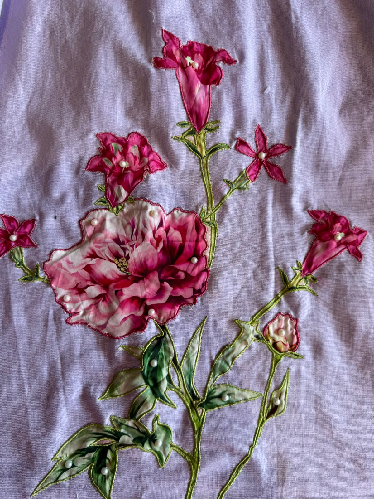 Pure cotton linen shirt with beautiful crochet lace detailings