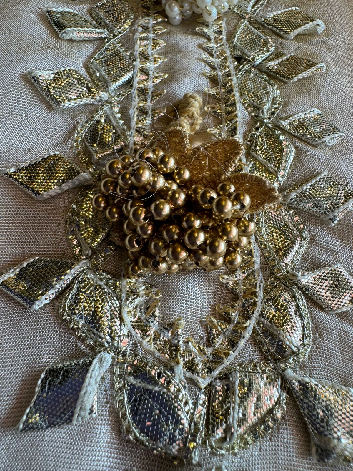 Very Beautiful summerish ivory colour tissue shirt