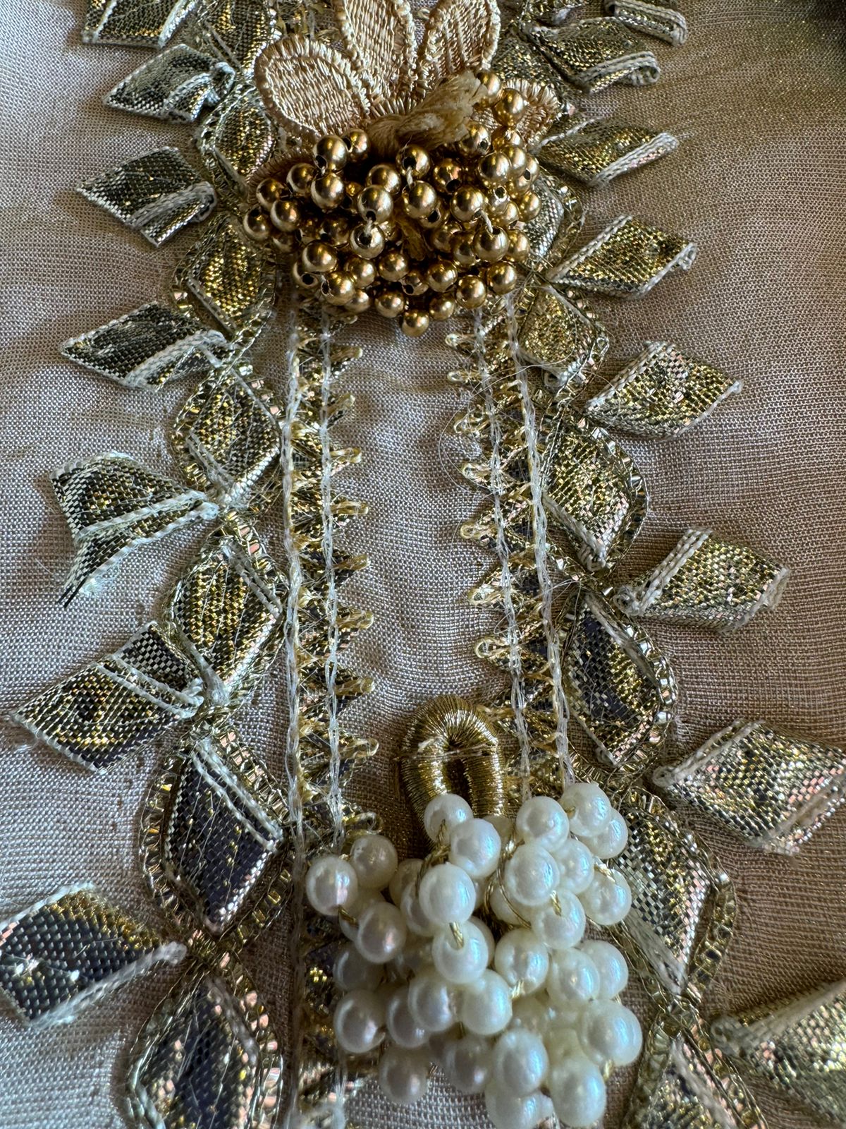 Very Beautiful summerish ivory colour tissue shirt