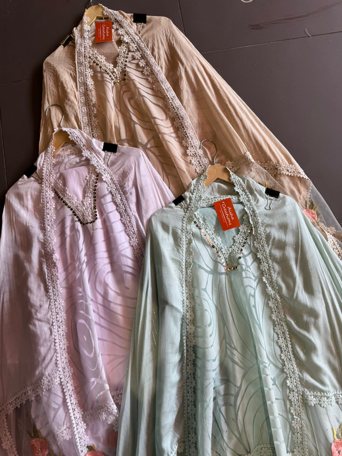 Imported cotton brasso Suits very smart and New in trend.  Full size suits