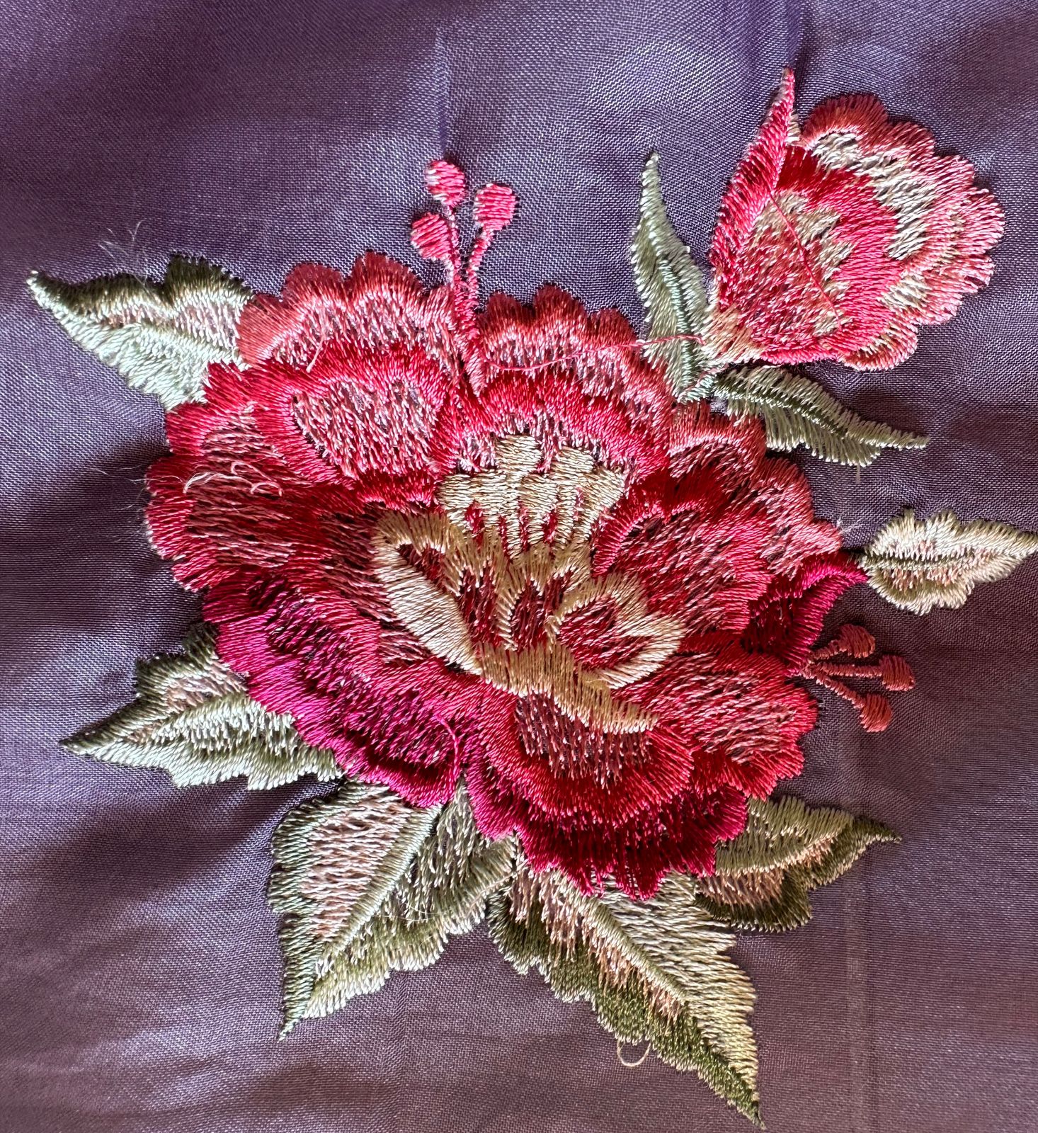 Pure and Soft original Kotta Doria with floral embroidered Jaal on the front with very smart