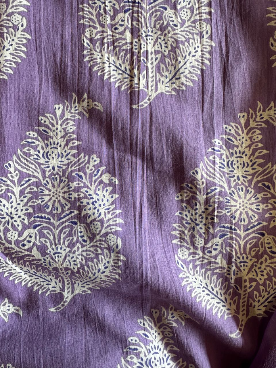 Pure cotton block printed suits