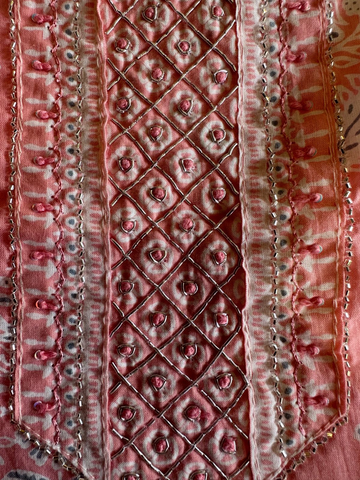 Pure cotton block printed suits