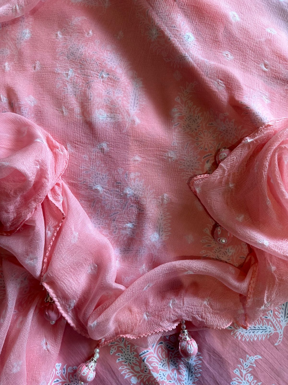 Pure cotton block printed suits