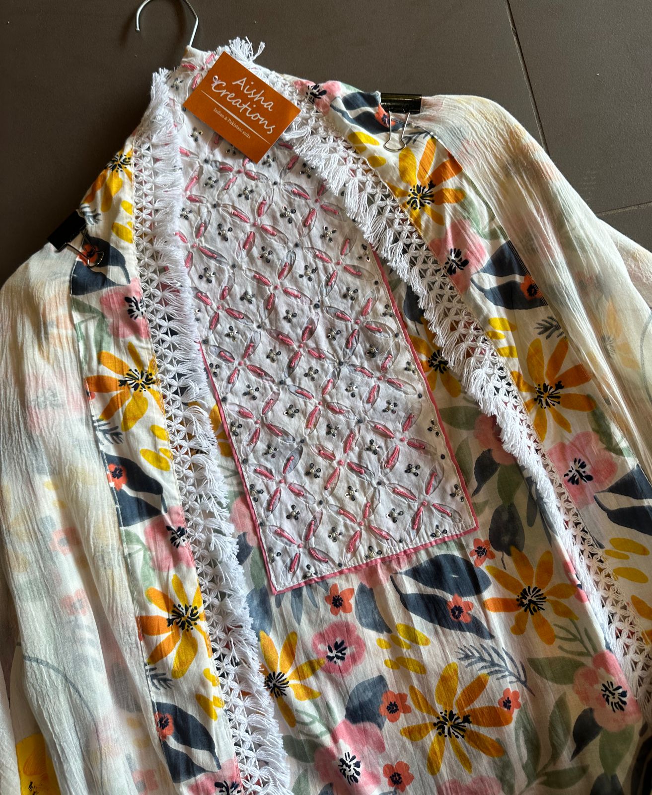 Pure cotton printed shirt , With very summer and flowery printed