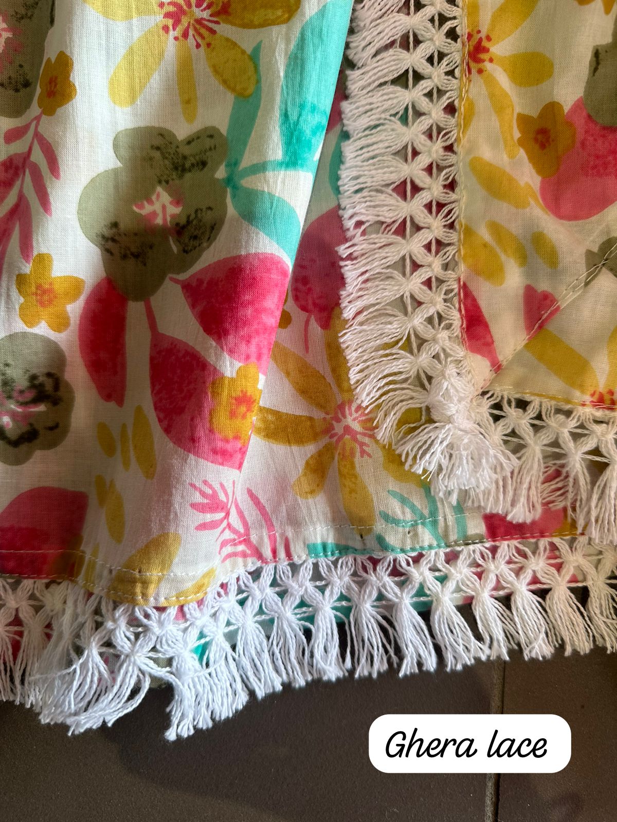 Pure cotton printed shirt , With very summer and flowery printed