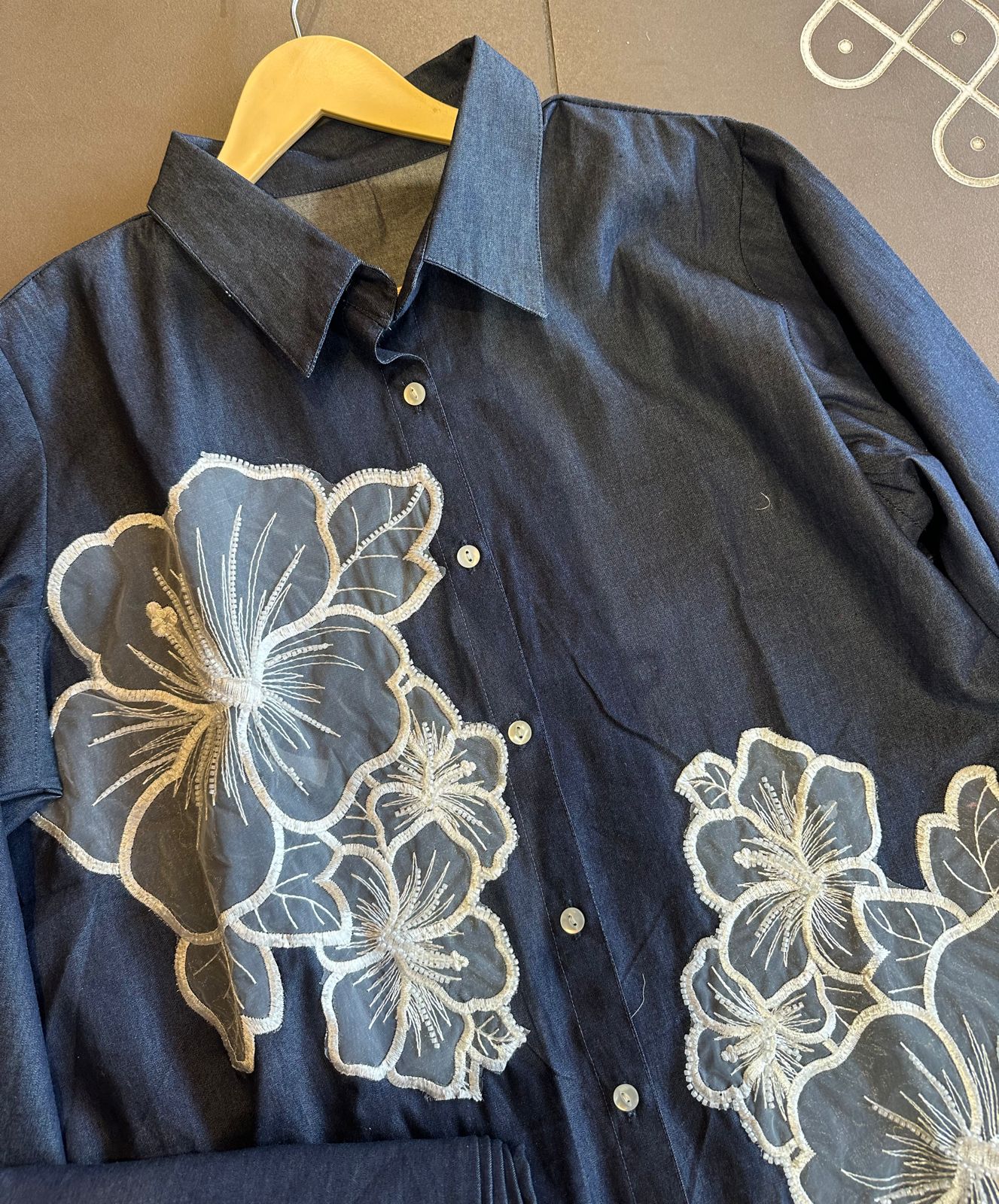 Pure tensil denim (Linen denim) stitched coord , Very smart and has a very comfortable fit as well.