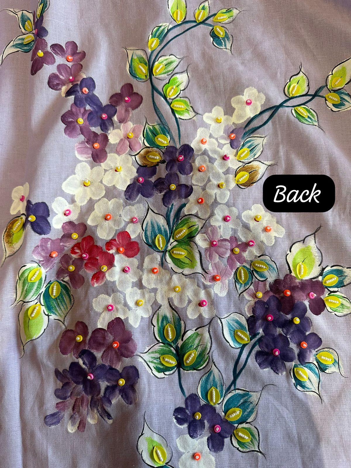 Pure linen cotton COORD stitched