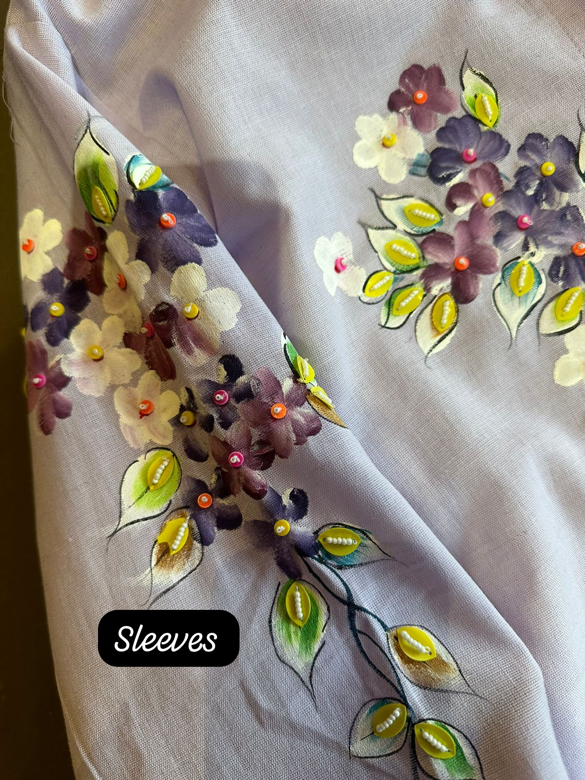 Pure linen cotton COORD stitched