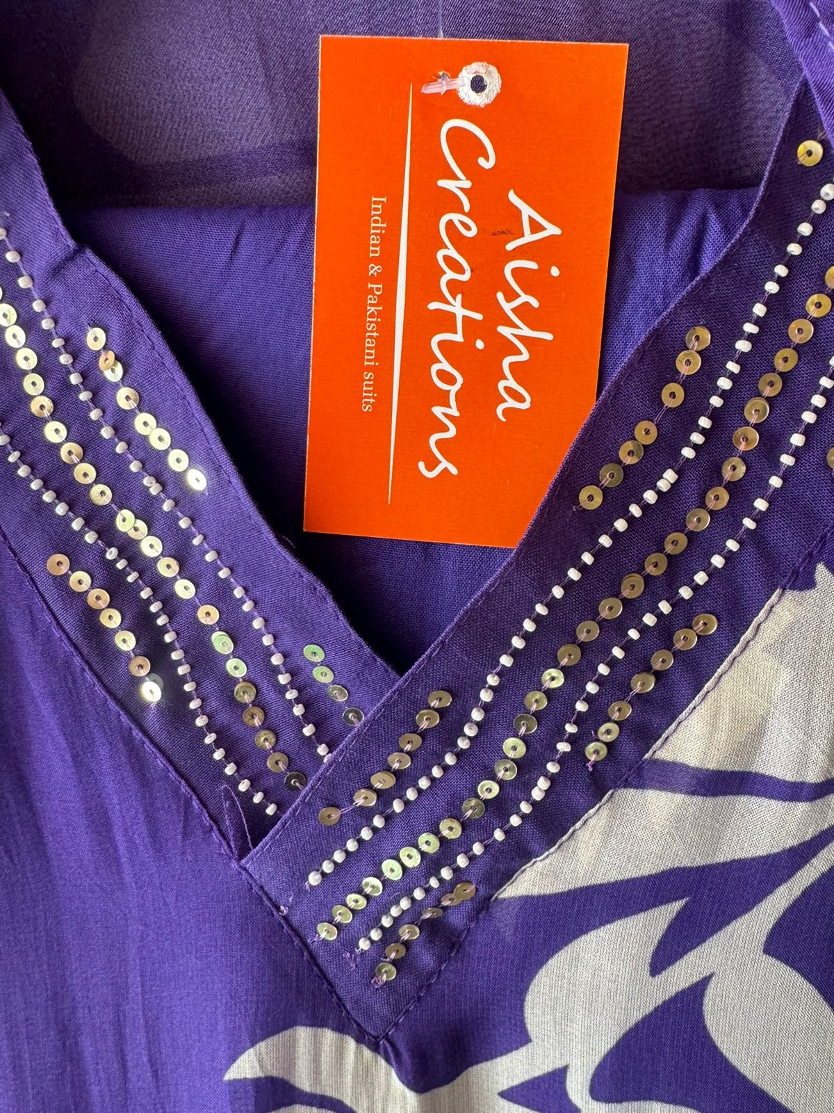 Soft digital printed organza shirt very soft organza with V neck design